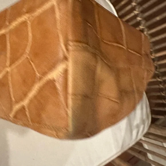 Dooney & Bourke Caramel Croc-Embossed Shoulder Bag - Picture 6 of 11